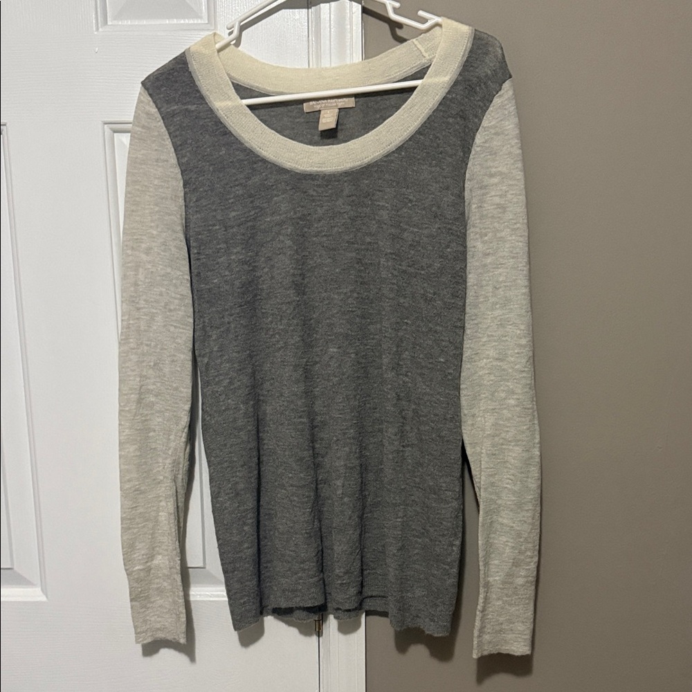 Banana Republic Women’s Italian Yarn Colorblock Sweater | Size Large